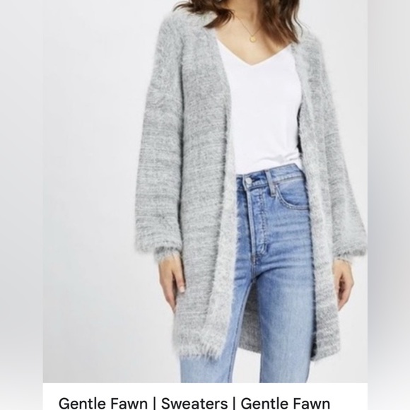 Gentle Fawn Cozy Gray Women's cardigan - Picture 1 of 4